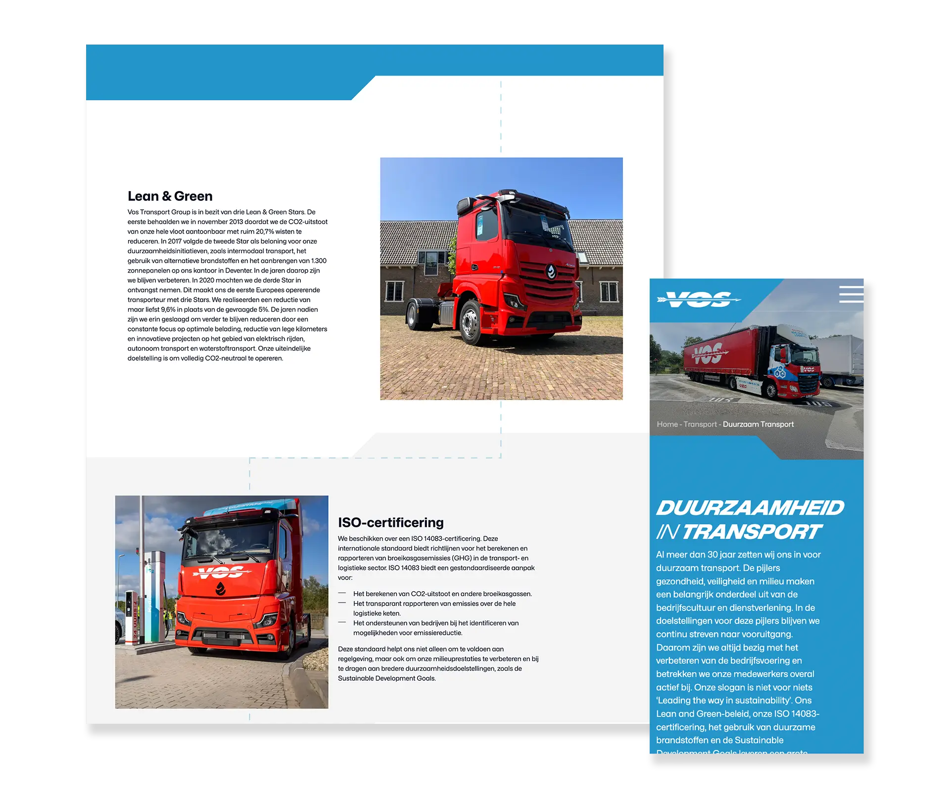 Vos Transport Duurzaam Transport