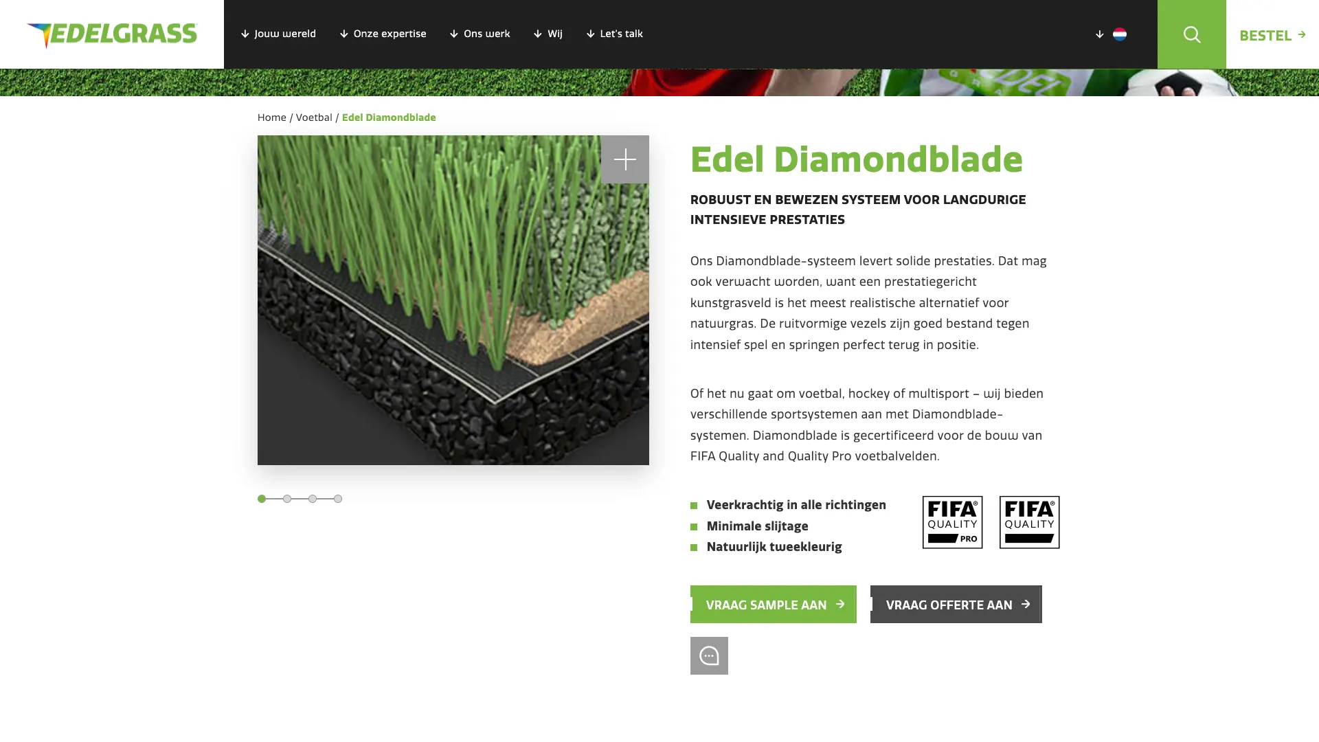 Website Edel Grass