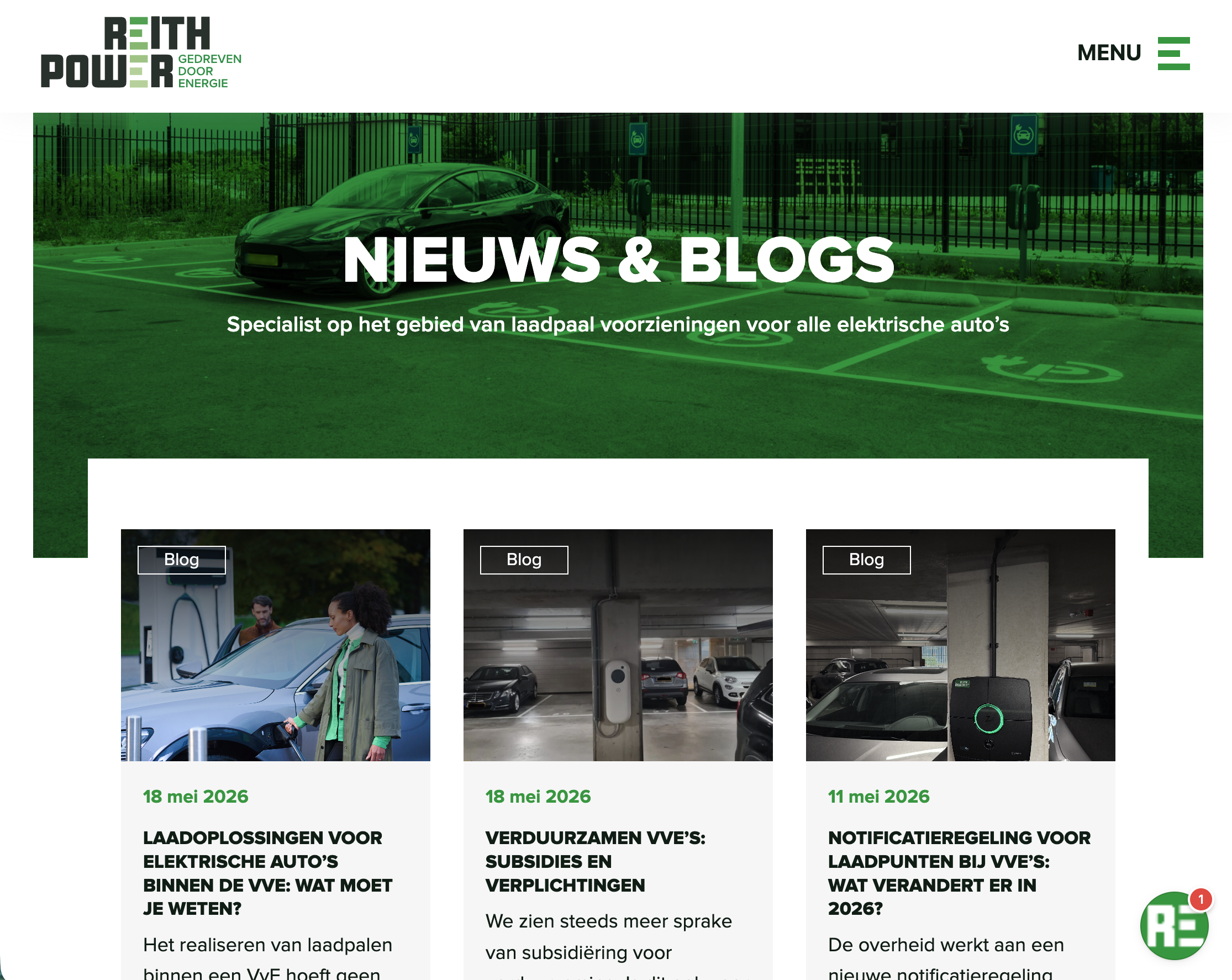 Nieuws en blogs Reith Power