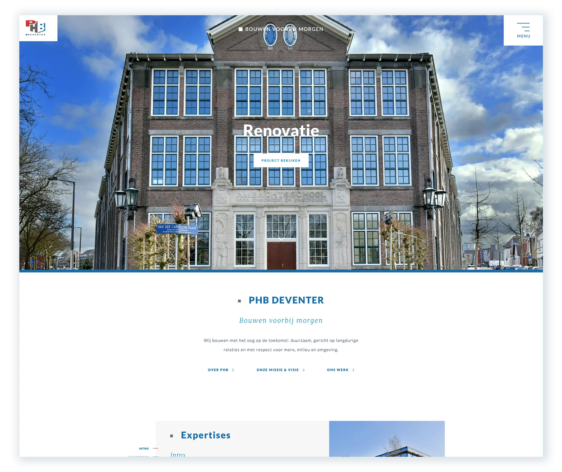 Website PHB Deventer