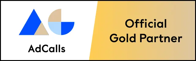 Adcalls Partnerbadge Official Gold Partner 1