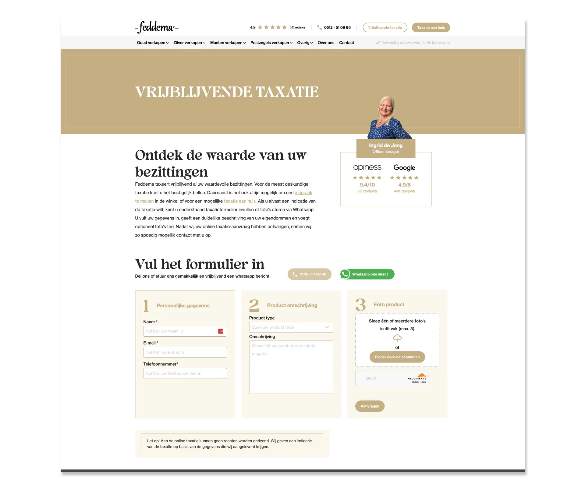 Feddema Vrijblijvende Taxatie