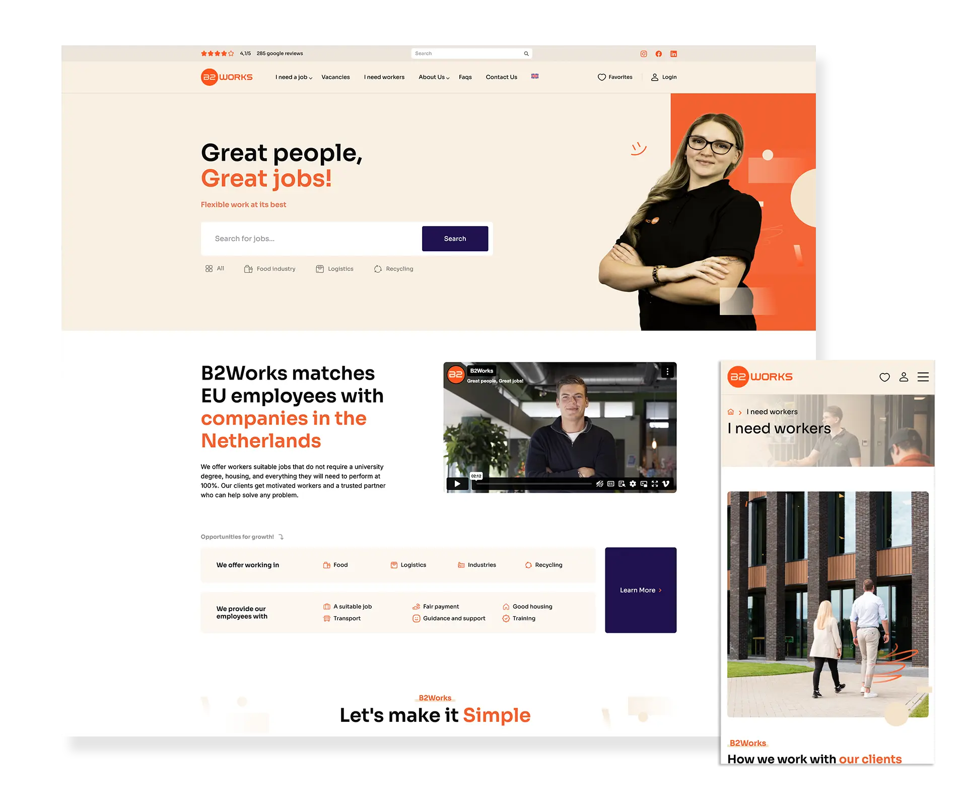 B2works Home En Mobiel