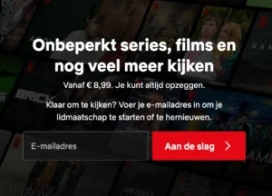 Microcopy Netflix