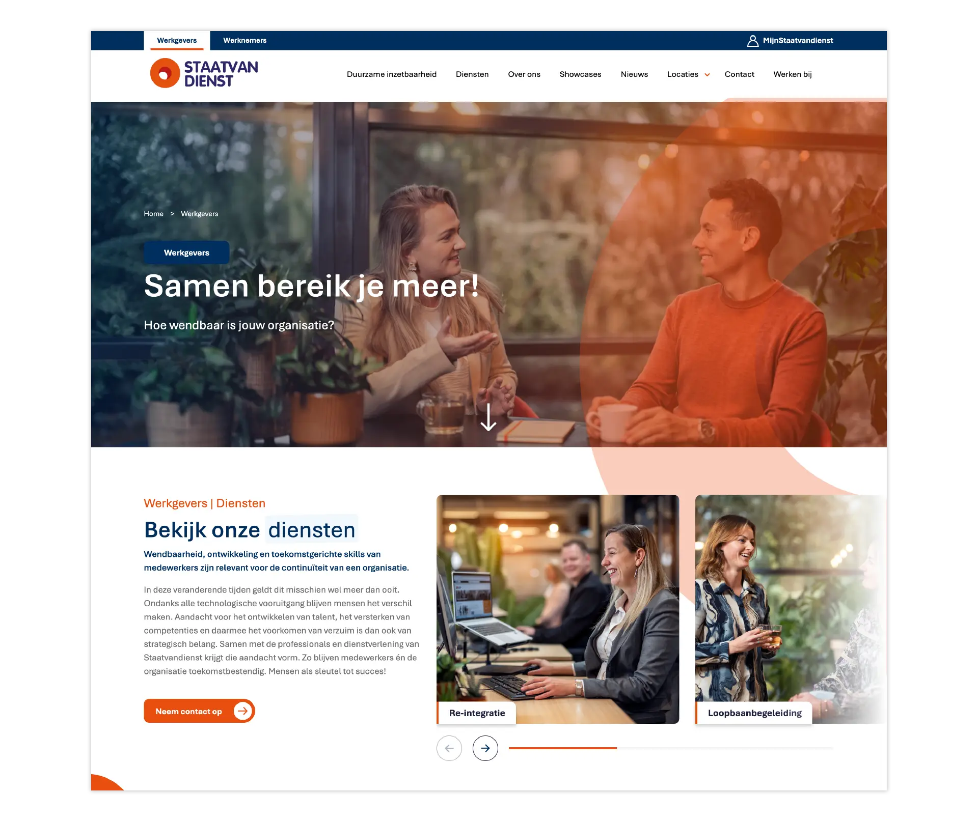 Staatvandienst 2 Werkgevers